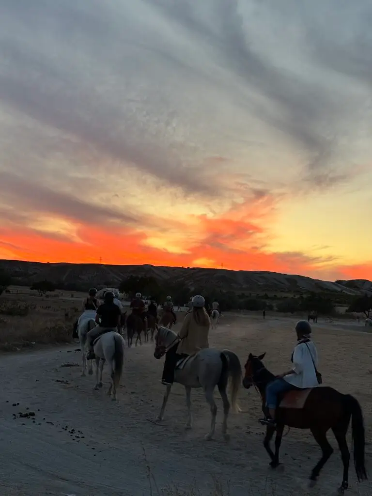 cappadocia sunset horsew tour cappadocia sunset horse tour